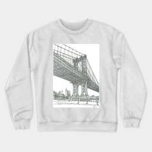 Manhattan bridge Crewneck Sweatshirt